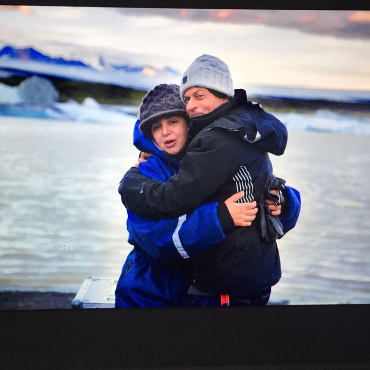 Dilwale in Iceland -twitter@TheFarahKhan