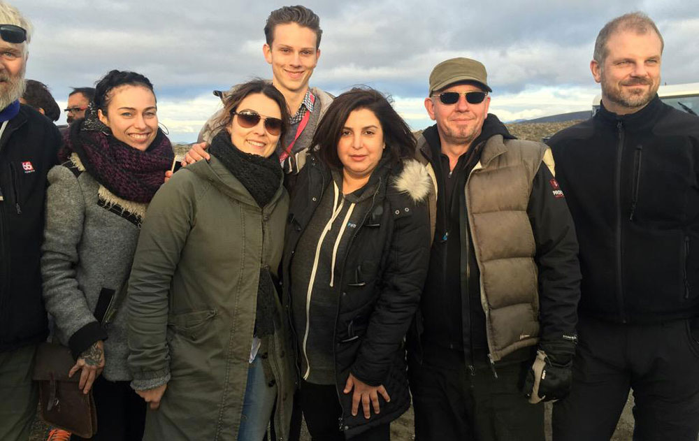 Dilwale in Iceland -twitter@TheFarahKhan