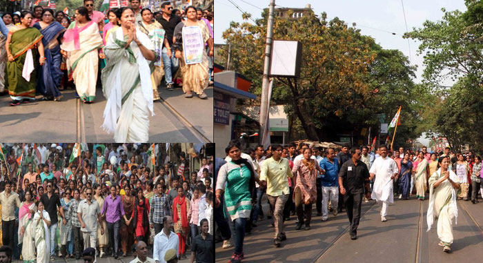 নারী দিবসে পুরোদস্তুর ভোট প্রচার শুরু মমতা বন্দ্যোপাধ্যায়ের