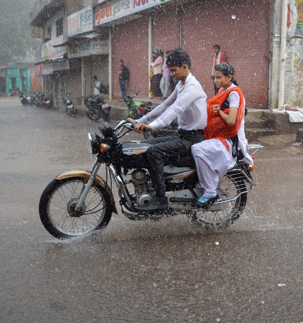 Rains in Mathura