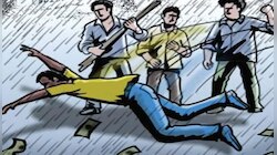 ৪১ নম্বর জাতীয় সড়কে ধান ব্যবসায়ীদের গাড়ি আটকে লুঠপাট চালাল একদল দুষ্কৃতী
