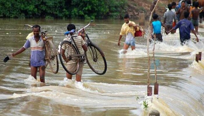 বর্ষা বাংলায় জেলায় বন্যা পরিস্থিতি