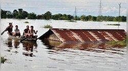 অসমে বন্যা পরিস্থিতি ভয়াবহ আকার নিয়েছে