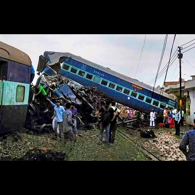A look at disastrous rail accidents of India in 2017