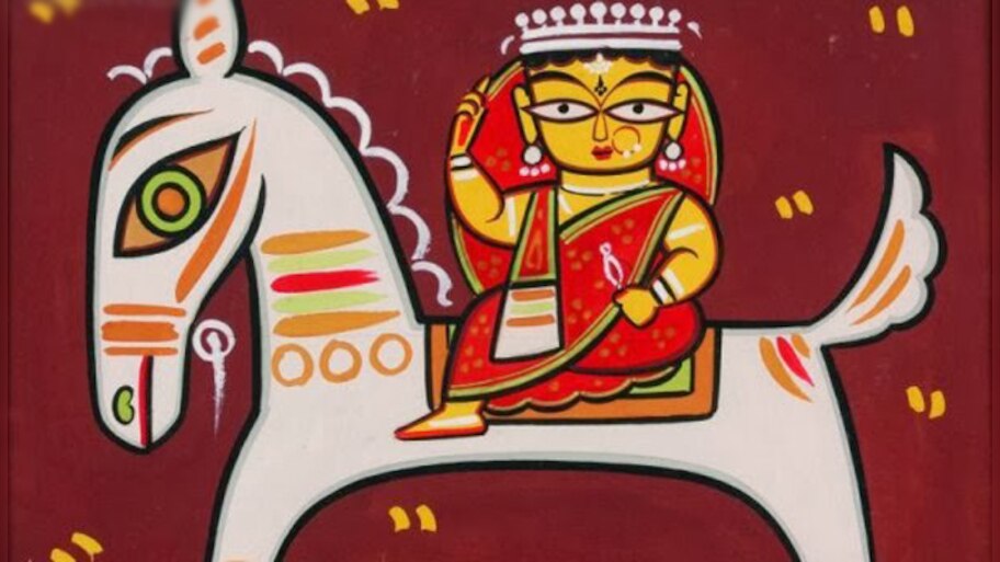 দুর্গার ঘোটকে গমনের ফল নিয়ে জল্পনা রাজ্য রাজনীতিতে 