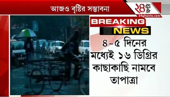 নিম্নচাপের জেরে রবিবার দিনভর চলবে বৃষ্টি, সোমবার বিকেলে আবহাওয়ার উন্নতি