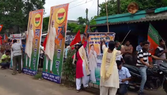 ফ্লেক্স-যুদ্ধে ছাড়া হবে না ‘সূচ্যগ্র মেদিনী’!  জানান দিচ্ছে মেদিনীপুর