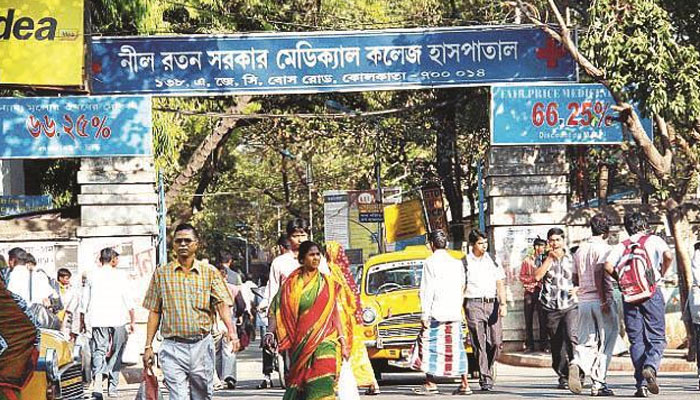 এনআরএস-এর ল্যাবে টাকা নিয়ে লাইন ম্যানেজের অভিযোগ