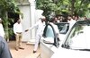Abhishek and Aishwarya Rai Bachchan arrives in Rajan Nanda funeral1334444