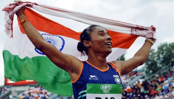 Golden Girl Hima Das signed up by Adidas 6