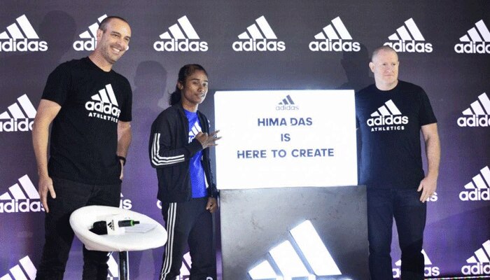 Golden Girl Hima Das signed up by Adidas 5