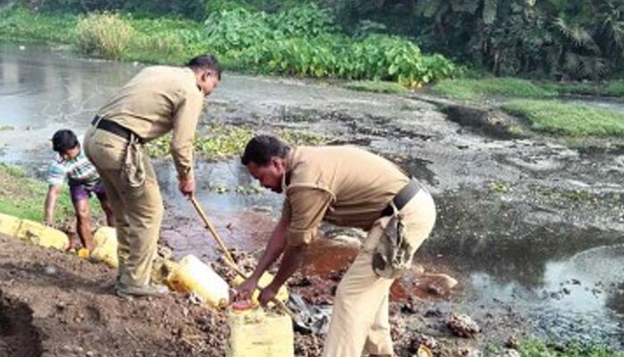 শুরু অভিযান,  একের পর এক চোলাইয়ের ঠেক ভাঙল পুলিস