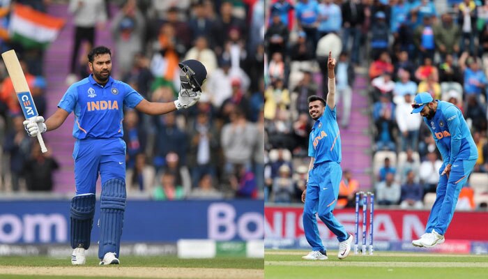 ICC World Cup 2019: রোহিতের সেঞ্চুরি, চাহলের ঘূর্ণিতে দক্ষিণ আফ্রিকাকে হারিয়ে বিশ্বকাপ শুরু টিম ইন্ডিয়ার