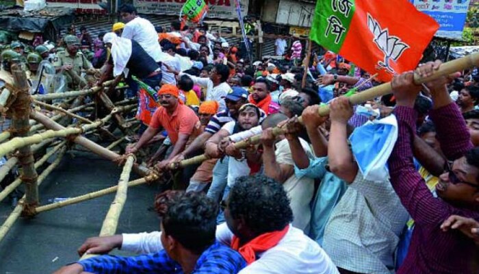 আইনশৃঙ্খলার অবনতির অভিযোগে লালবাজার অভিযানের ডাক বিজেপির