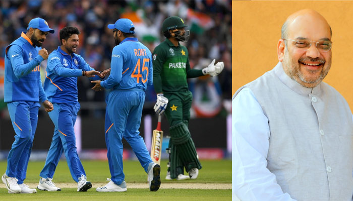ICC World Cup 2019: &quot;পাকিস্তানের ওপর আর একটা স্ট্রাইক!&quot; পাকবধের পর বিরাটদের শুভেচ্ছা জানালেন অমিত শাহ 