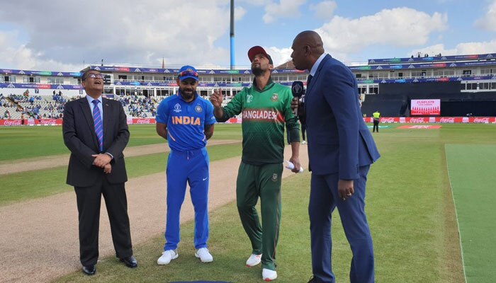 ICC World Cup 2019: বার্মিংহামে বাংলাদেশের বিরুদ্ধে টস জিতে ব্যাটিং ভারতের, দলে ভুবি, ডিকে