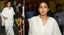 শনি মন্দিরে পুজো দিতে হাজির সারা আলি খান