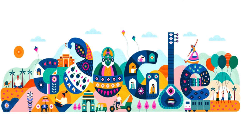 ৭১তম প্রজাতন্ত্র দিবসে Doodle-এ শুভেচ্ছা Google-এর