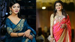 শাড়িতে মোহময়ী জয়া এহসান