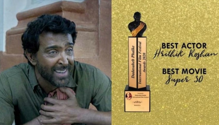 দাদাসাহেব ফালক ফাউন্ডেশন পুরস্কার ২০২০: সেরা অভিনেতা নির্বাচিত হৃত্বিক