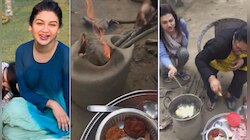 মেকআপ নেই, চড়ুইভাতিতে গিয়ে মাটির উনুনে রান্না করলেন জয়া আহসান 