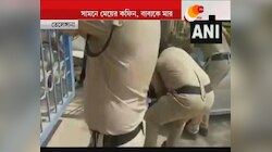 মেয়ের কফিনবন্দি দেহের সামনে বাবাকে মার, ভাইরাল ভিডিয়ো