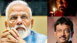 প্রদীপ জ্বালিয়ে প্রধানমন্ত্রীর একতার বার্তা, সিগারেট জ্বালিয়ে বিতর্কে রাম গোপাল