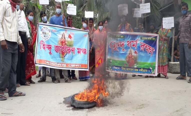 লাদাখে ভারতীয় সেনাদের ওপর চিনের বর্বরতার প্রতিবাদ, ফুঁসছে নন্দীগ্রাম