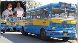 ভাড়া না বাড়ালে অনশন, রাজ্যপালকে চিঠি বেসরকারি বাসমালিকদের