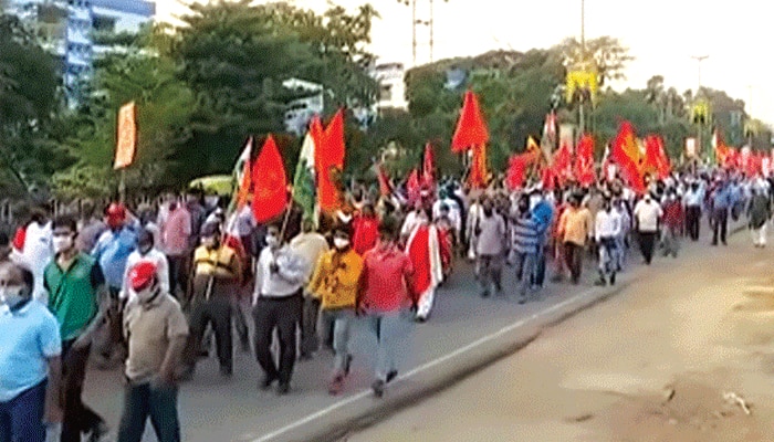 আজ ধর্মঘট সফলের লক্ষ্যে নামবে বামেরা, সচল রাখতে তৎপর রাজ্য সরকার