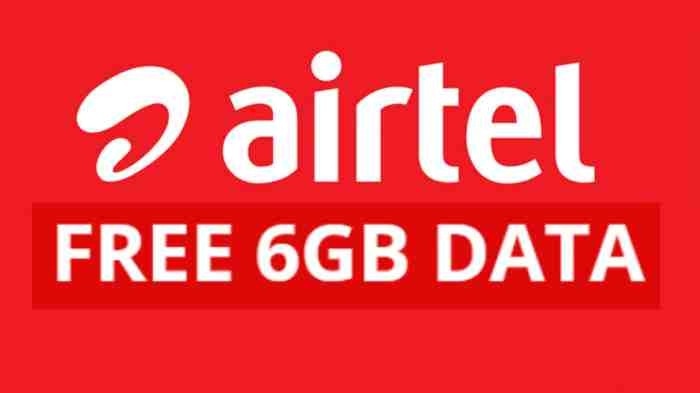 Airtel 4 gb free data