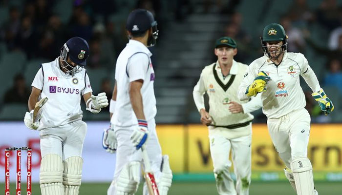 Australia vs India, 1st Test: &#039;বিরাট&#039; ভুল বোঝাবুঝি! পিঙ্ক টেস্টে রান আউট Kohli, &#039;ক্ষমা&#039; চাইলেন Rahane