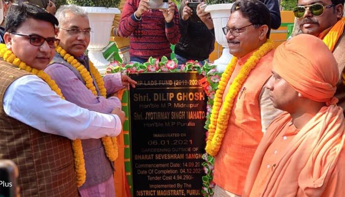 ওরা এখনও সুরে সুর মেলাতে পারেনি, পুরুলিয়া সফরে শোভন-বৈশাখীকে নিয়ে মন্তব্য দিলীপের