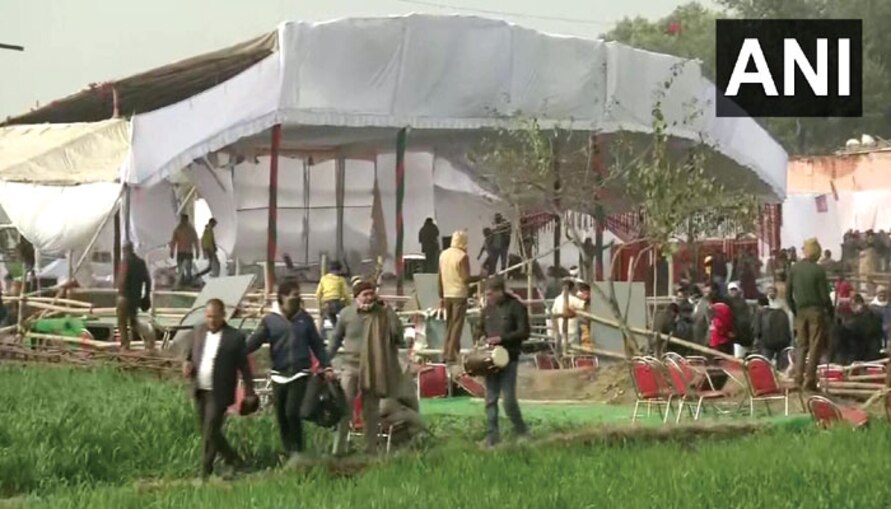 কৃষি আইনের সমর্থনে খট্টরের kisan mahapanchayat, ভাঙচুর করে সভা ভন্ডুল করল কৃষকরা