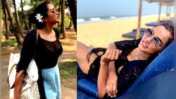 ছুটি কাটাতে সৈকতে 'ঘরে বাইরে আজ'-র Brinda
