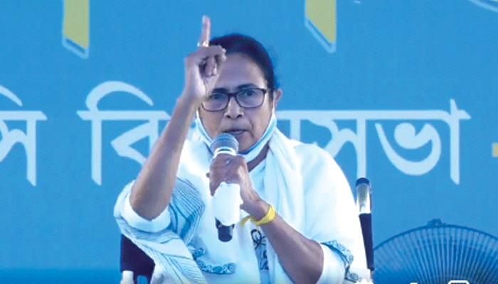 West Bengal Assembly Election 2021: Mamata Live: কেন্দ্রীয় বাহিনী বিজেপি প্রার্থীর সঙ্গে বসে খাবার খাচ্ছে