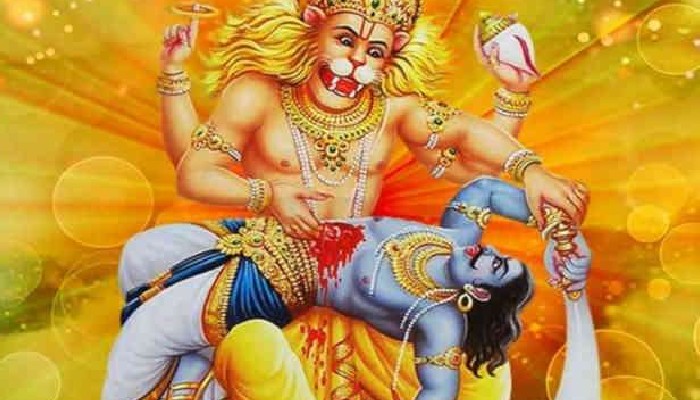 ঠিক সূর্যাস্তের মুহূর্তেই হিরণ্যকশিপুকে হত্যা করলেন ভগবান নৃসিংহদেব। Narasimha Jayanti 2021: Date, time, fast, and significance