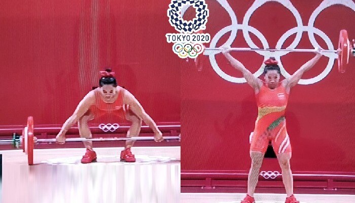  Mirabai Chanu at Tokyo Olympics 2020