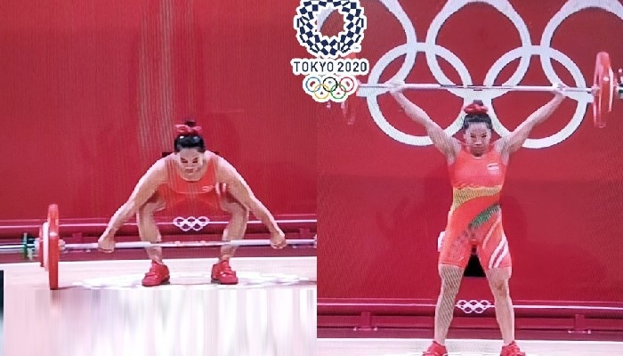 Mirabai Chanu in Tokyo Olympics 2020