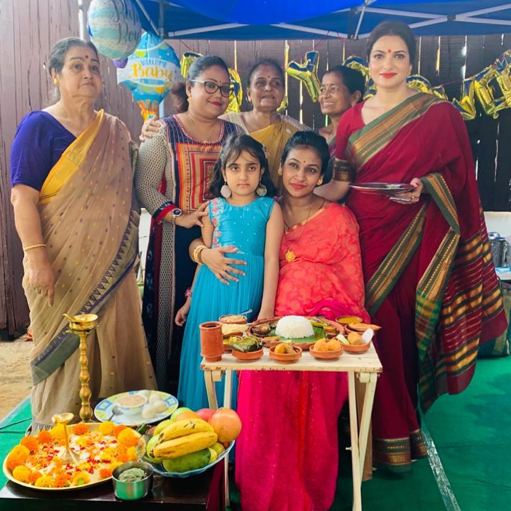 Baby Shower of Tanusree Chakraborty's Sister