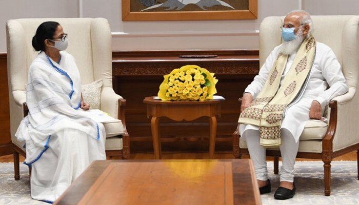 mamata met Prime Minister Narendra Modi at his official residence