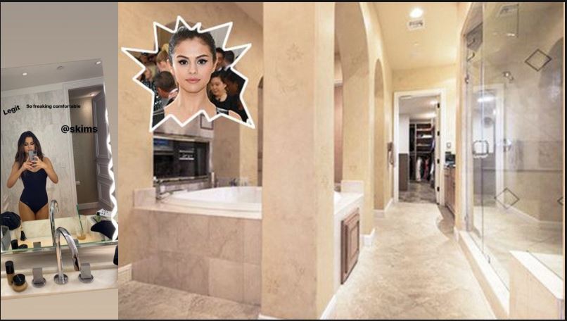 Selena Gomez's bathroom