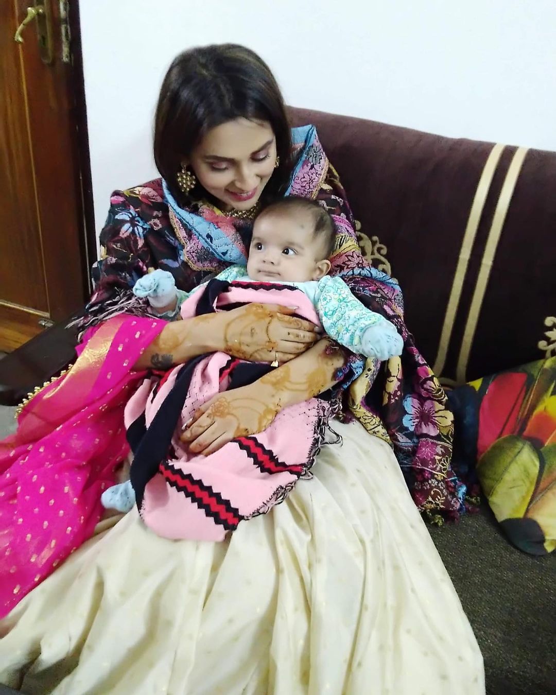 This little baby is the daughter of Mimi Chakraborty's sister