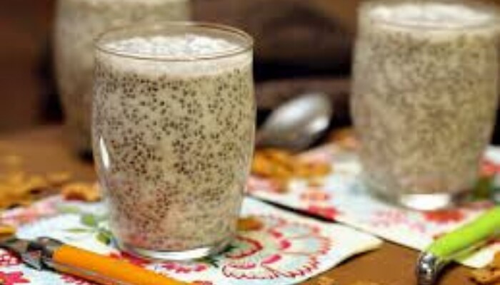 Creamy Chia Seed Pina Colada Breakfast Shake