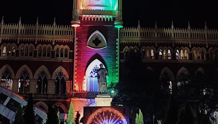 Calcutta High Court lite up to celebrate Independence Day