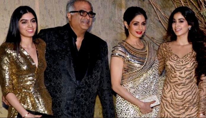 Boney Kapoor and Sridevi's children