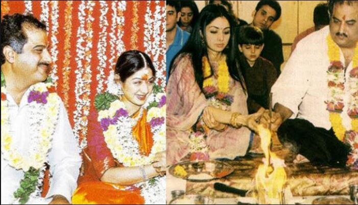 Boney Kapoor and Sridevi's wedding