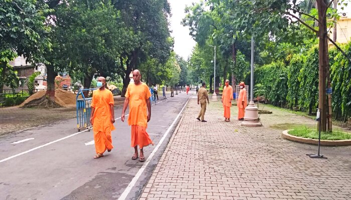 Belurmath opened for all visitors maintaining covid protocols
