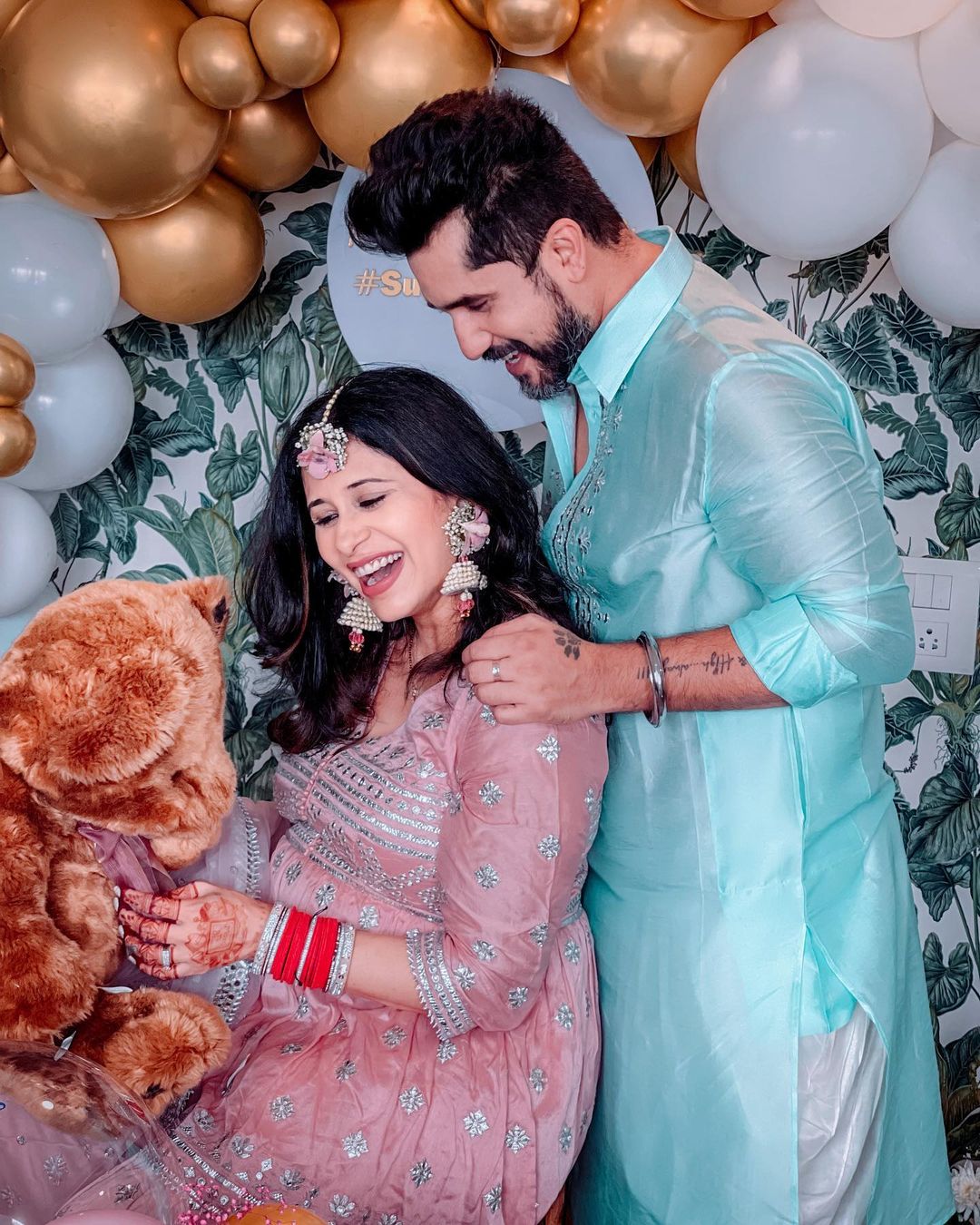 Kishwer Merchant's baby shower