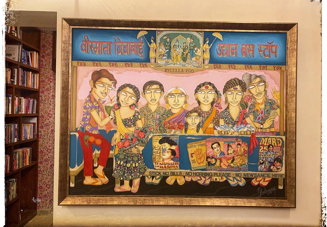 Swara Bhaskar's post on  Nilofer Suleman's painting 